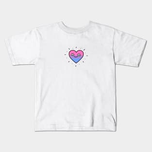 Bi Heart Kids T-Shirt